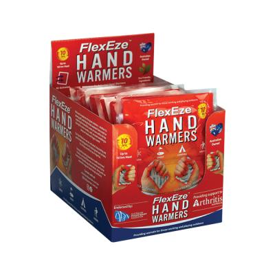FlexEze Hand Warmers x 20 Display (contains 20 bags of 1 hand warmer pair)